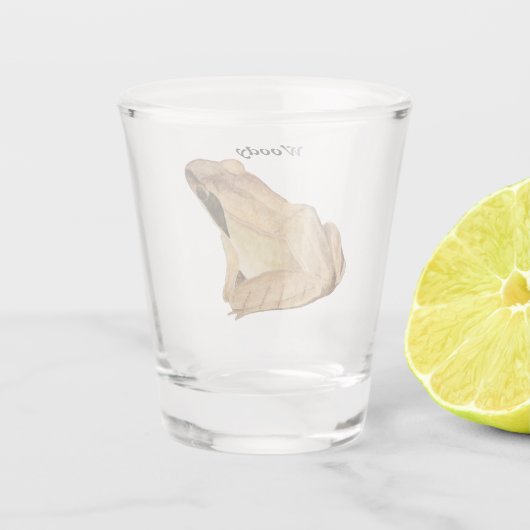 Froschglas Schnapsglas (Rückseite)