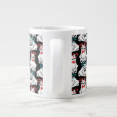 Froschgläser-Muster Jumbo-Tasse (Rückseite)