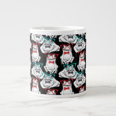 Froschgläser-Muster Jumbo-Tasse (Vorderseite)