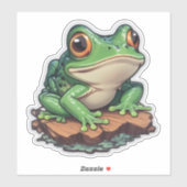 Froschhafter verwandeln normale in außergewöhnlich aufkleber (Blatt)