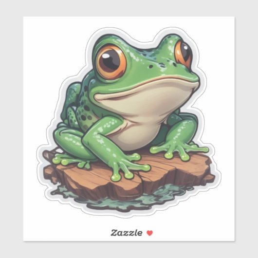 Froschhafter verwandeln normale in außergewöhnlich aufkleber (Blatt)