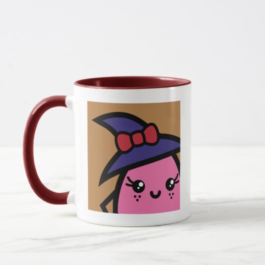 Froschhexe - Halloween | Name hinzufügen Tasse (Links)