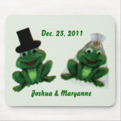 Froschhochzeit - Mousepad (Vorne)
