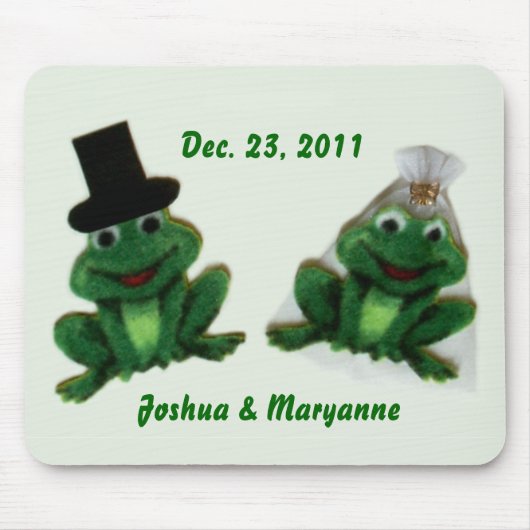 Froschhochzeit - Mousepad (Vorne)