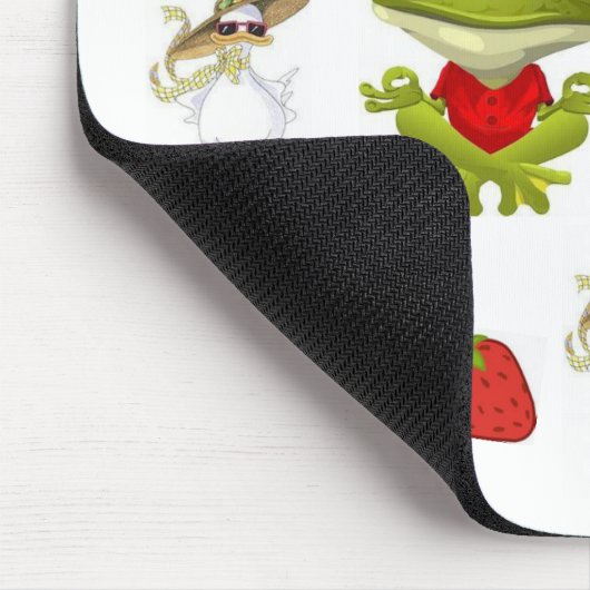 Froschhühnchen Strawberry Mouse Pad! Mousepad (Ecke)