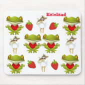 Froschhühnchen Strawberry Mouse Pad! Mousepad (Vorne)