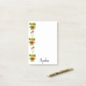 Froschhühner-Erdbeere Post-it Klebezettel (Auf Schreibtisch)