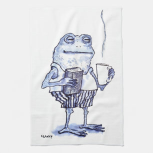 Froschige Morgen Geschirrtuch