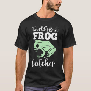 Froschjäger Amphibienjagd Weltbester Froschjäger T-Shirt
