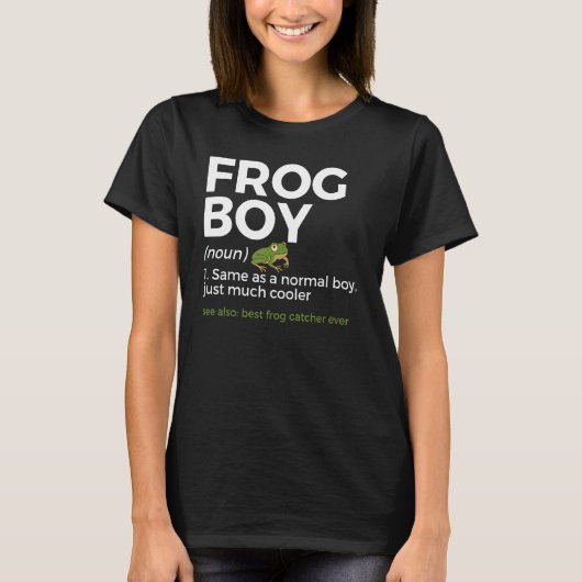 Froschjunge Definition Bester Froschfänger überhau T-Shirt (Vorderseite)