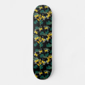 Froschjungle Muster Skateboard (Vorderseite)