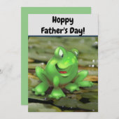 Froschkarte des niedlichen Cartoon Dankeskarte (Vorne/Hinten)