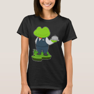 Froschkellner Servierplatte T-Shirt