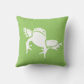 Froschkissengrün Kissen (Rückseite)