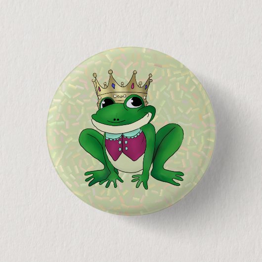 Froschkönig Button (Vorderseite)