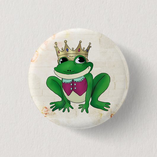 Froschkönig Button (Vorderseite)