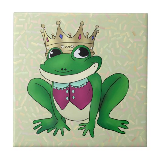 Froschkönig Fliese (Vorderseite)