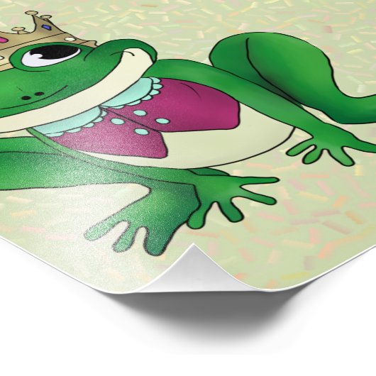 Froschkönig Fotodruck (Ecke)