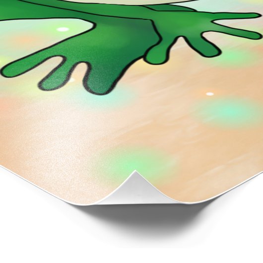 Froschkönig Fotodruck (Ecke)