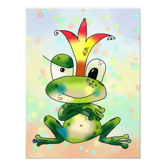 Froschkönig Fotodruck (Vorne)
