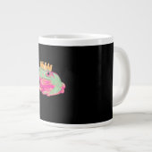Froschkönig Funky Meme Klassischer Stil Jumbo-Tasse (Vorderseite Rechts)