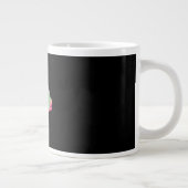 Froschkönig Funky Meme Klassischer Stil Jumbo-Tasse (Rechts)