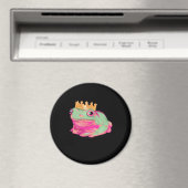 Froschkönig Funky Meme Klassischer Stil Magnet (In Situ (Geschirrspüler))