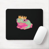 Froschkönig Funky Meme Klassischer Stil Mousepad (Mit Mouse)