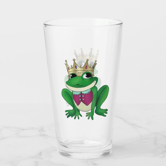 Froschkönig Glas (Rückseite)