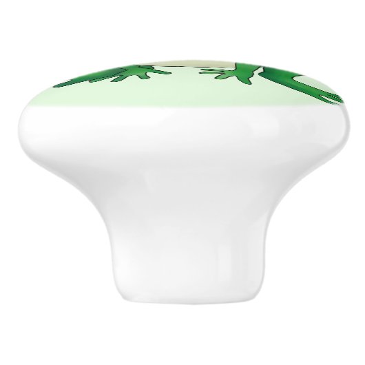 Froschkönig Keramikknauf (Seitenansicht)