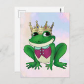 Froschkönig Postkarte (Vorne/Hinten)