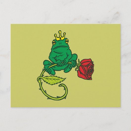 Froschkönig Postkarte (Vorderseite)