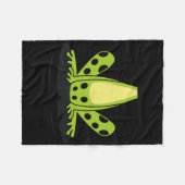 Froschkörperkostüm Niedlich leicht Reptil Hallowee Fleecedecke (Vorderseite (Horizontal))