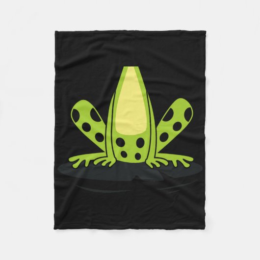 Froschkörperkostüm Niedlich leicht Reptil Hallowee Fleecedecke (Vorderseite)