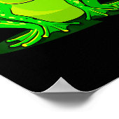 Froschkostüm Halloween Green Toad Kinder Männer Fr Poster (Ecke)