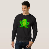 Froschkostüm Halloween Green Toad Kinder Männer Fr Sweatshirt (Vorne ganz)