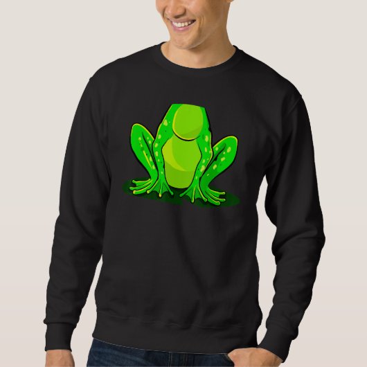 Froschkostüm Halloween Green Toad Kinder Männer Fr Sweatshirt (Vorderseite)