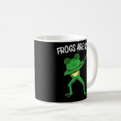 Froschkunst für Männer Frauen, die Grüne Bäume zu  Kaffeetasse (VorderseiteRechts)
