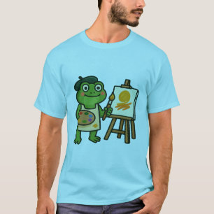 Froschkünstler - Hop. Farbe. Wieder von vorne. F T-Shirt