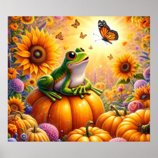 Froschkunstposter Poster (Vorne)