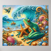 Froschkunstposter Poster (Vorne)