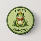 Froschkuss Button (Vorderseite)