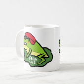 Froschleben Kaffeetasse (Vorderseite Links)