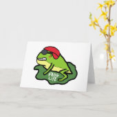 Froschleben Karte (Gelbe Blume)