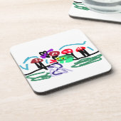 Froschliebe  getränkeuntersetzer (Linke Seite)