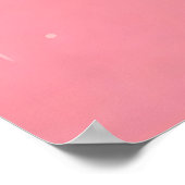 Froschliebeplakat, Rosa Wandkunst, Romantischer Fr Poster (Ecke)