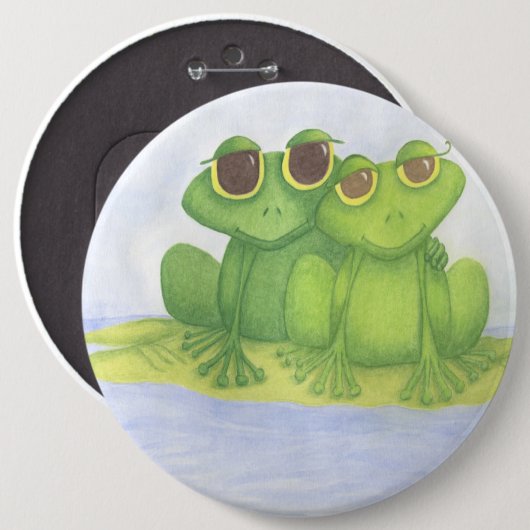 Froschliebhaber Button (Vorne & Hinten)