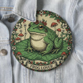 Froschliebhaber Cottagecore Button (Beispiel)