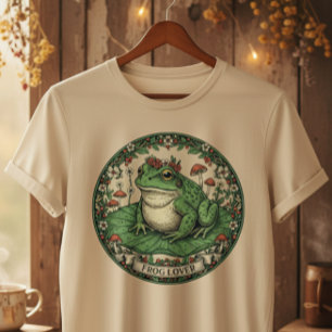 Froschliebhaber Cottagecore Tri-Blend Shirt