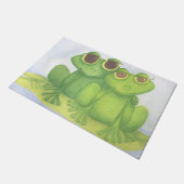 Froschliebhaber Fußmatte (Schrägansicht)